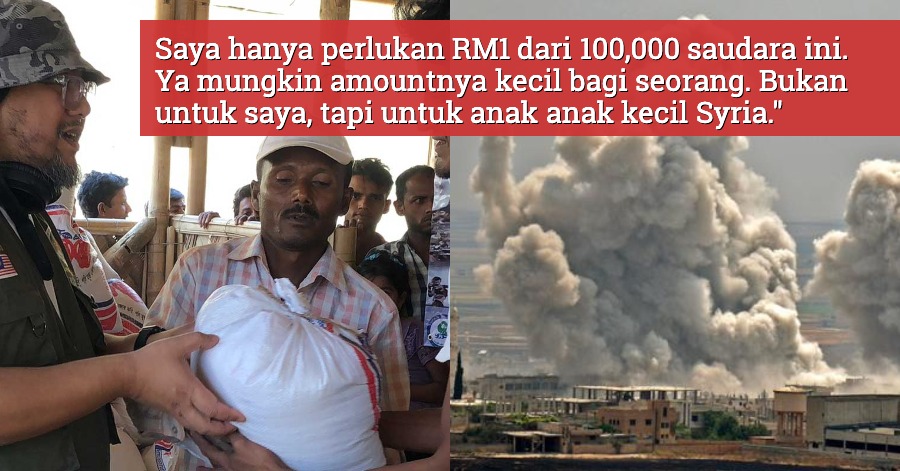Afdlin Seru 100 000 Orang Bantu Kumpul Dana Untuk Musim Sejuk Syria