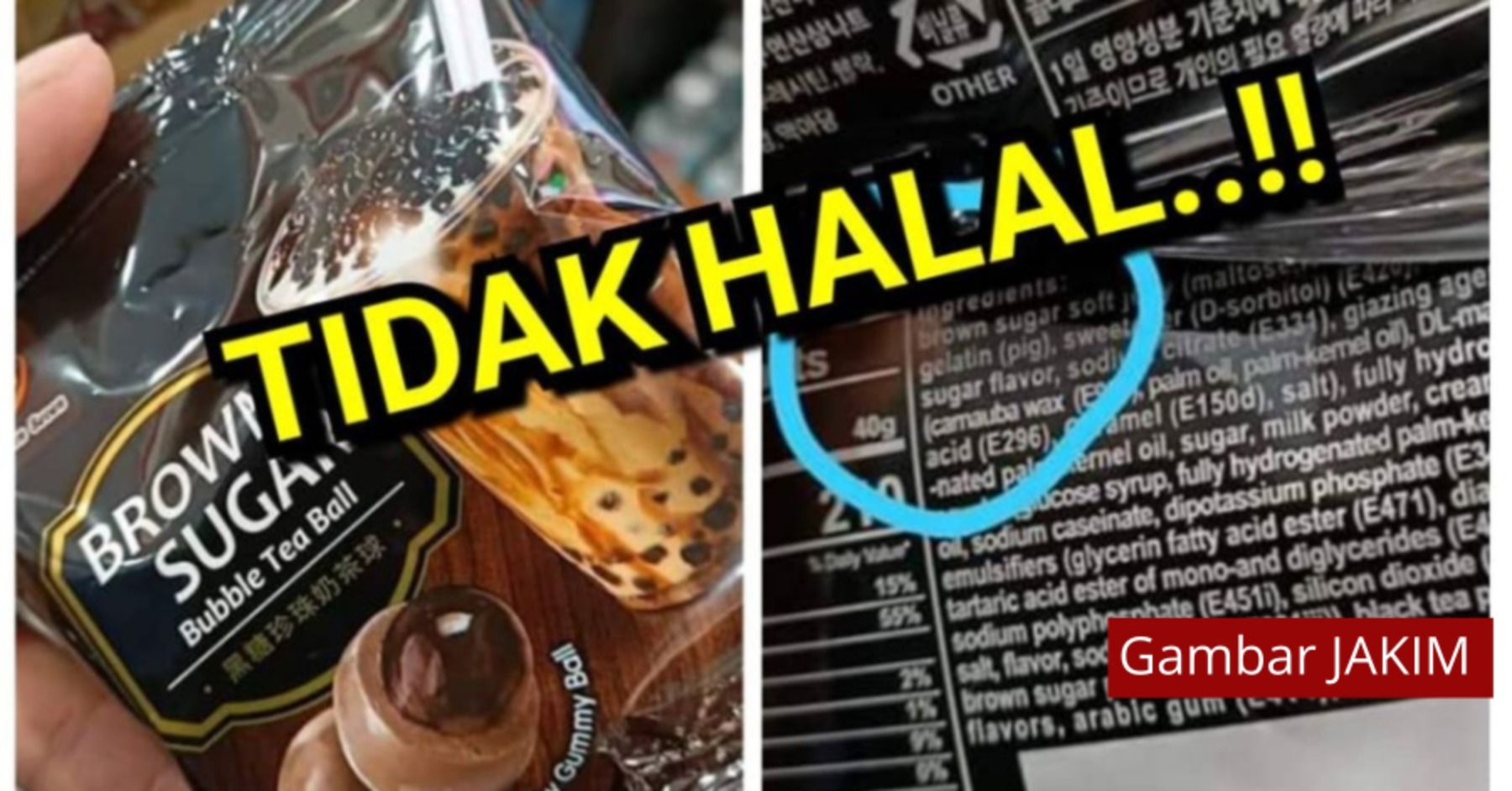 Brown Sugar Bubble Tea Ball Dari Taiwan Ini Disahkan Tidak Halal