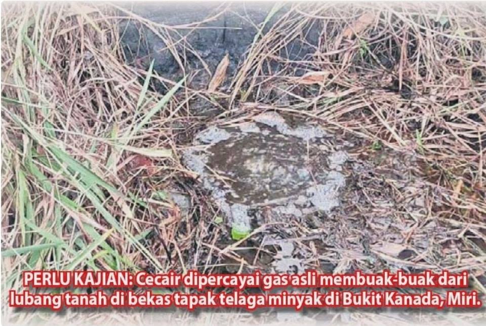 Penduduk Miri Dinasihati Jangan Dekati Kawasan Bekas Telaga Minyak Bukit Kanada