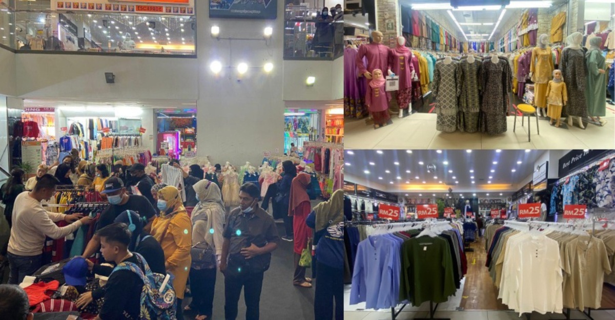 Ada 800 Kedai Pakaian, Ni Tempat Terbaik Korang Beli Baju Raya, Senang